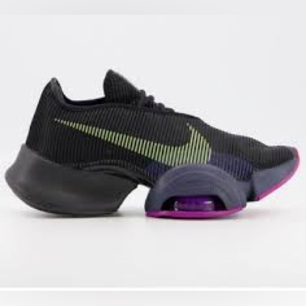 Nike Air Zoom SuperRep – Women’s Size 11.5
Black / Neon Green / Purple